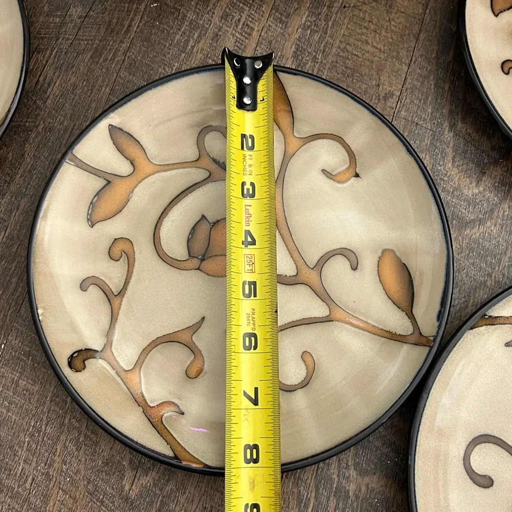 Gold Scroll‎ by MIKASA Salad Plates Set of 7